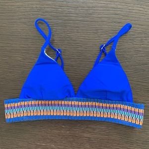 Royal Blue Bikini Top